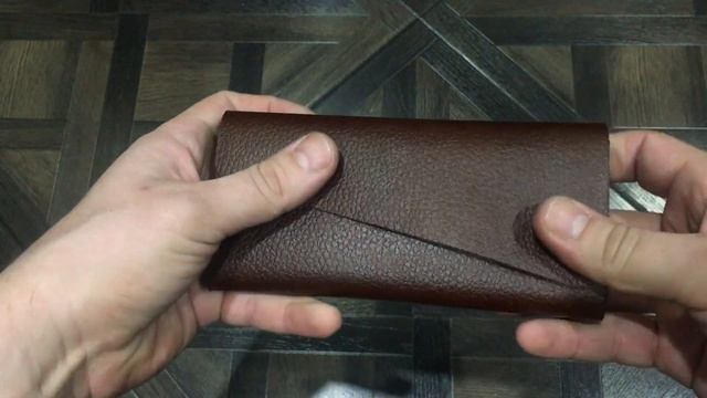 Кожаный кошелек - чехол для телефона . Ручная работа, натуральная кожа смотреть онлайн