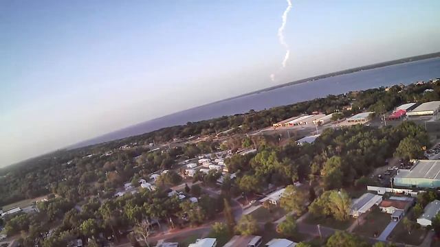 From 900 Mete'sr Rocket Launch from Cape Canaveral Captured by : Spectre Drone смотреть онлайн