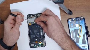 Замена датчика приближения-освещения honor 7x