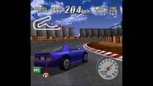 Shutokou Battle Gaiden - Super Technic Challenge PS1 Gameplay - RX-7 (FC)