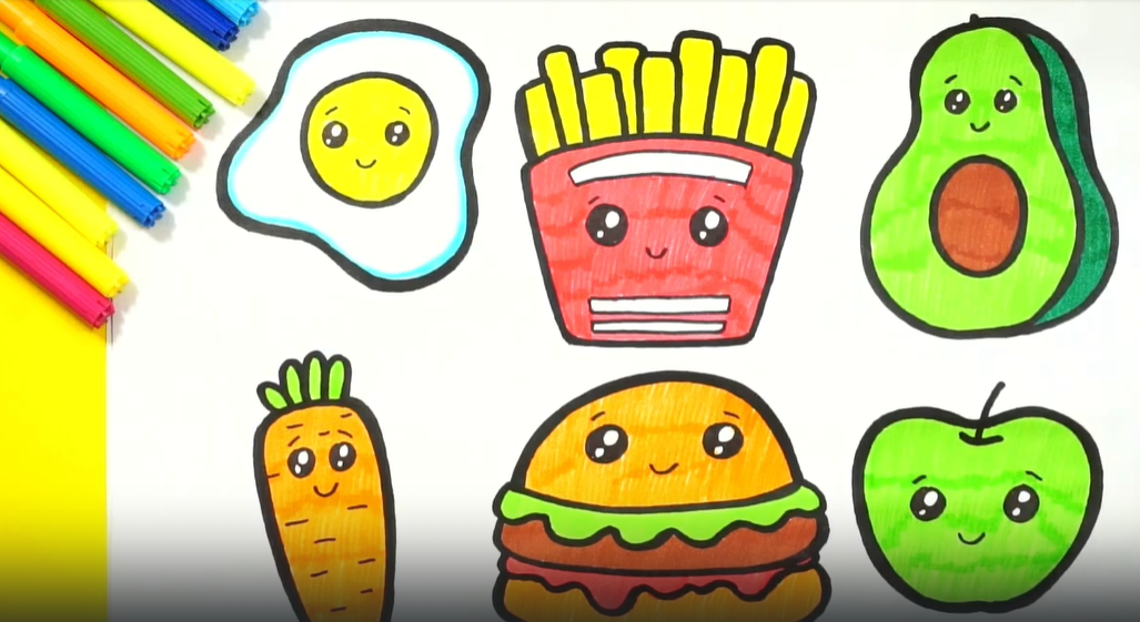 Рисуем Продукты смотреть онлайн