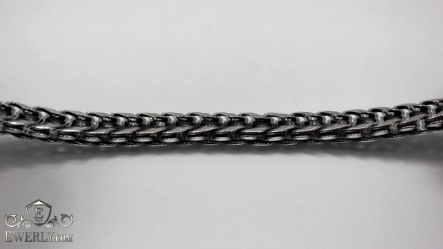 Мужской серебряный браслет Фантом на руку. Серебро 925 пробы. смотреть онлайн