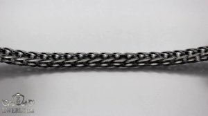 Мужской серебряный браслет Фантом на руку. Серебро 925 пробы.