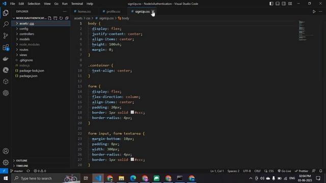 NodeJS Authentication SkillTestCN #javascript #nodejs  #mongodb #mongoose #codingninja #html #css
