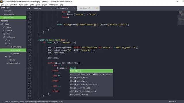 SISTEMA DE NOTIFICAÇÕES COM AJAX - PHP E MYSQLi смотреть онлайн