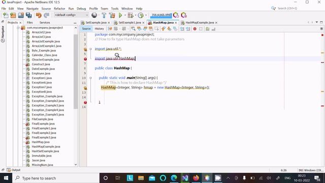 How to Fix Type HashMap does not take parameters смотреть онлайн