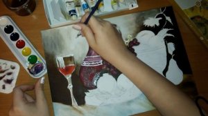 РИСУЕМ МАСЛЯНЫМИ КРАСКАМИ НА ХОЛСТЕ I НАТЮРМОРТ