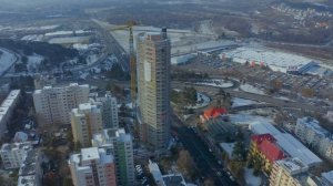 Tallest building in Cluj-Napoca, Romania, West City Tower - Mavic 2 Pro