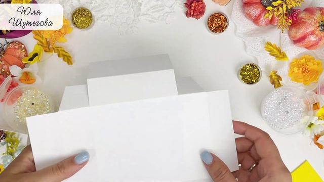 Завораживающий процесс создания красивой и оригинальной открытки - коробочки с осенним букетиком? смотреть онлайн