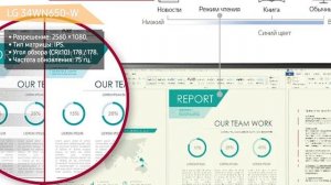 Монитор LG 34WN650-W