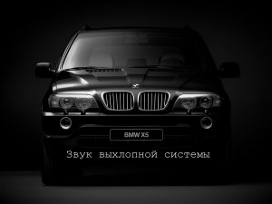 Автокат-звук выхлопа BMW X5M