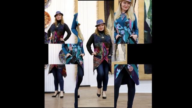 Галина Красникова и Лариса Лукьянова коллекция "Скерцо" на показе 16.05.21 Кузнецкий мочст 11