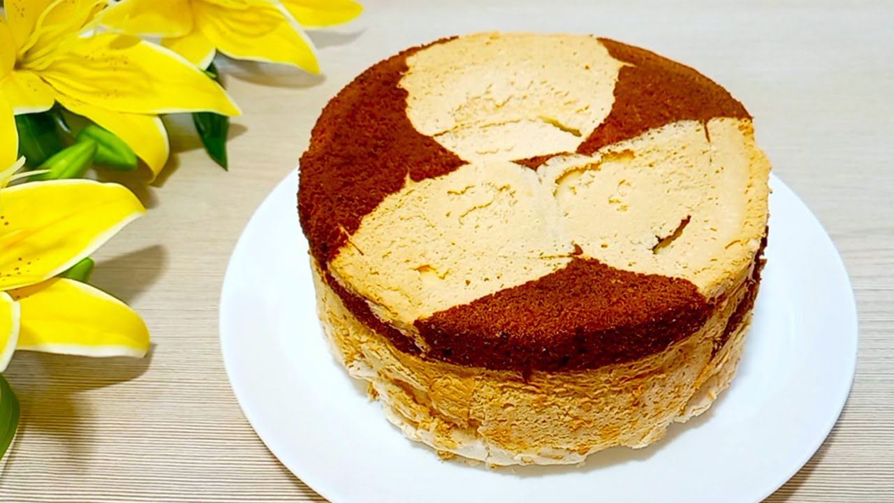 Лимонный Пирог с Суфле, который тает во рту!  Очень вкусно и просто в приготовлении! Легкий Торт!
