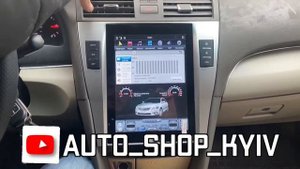 КНОПКИ КЛИМАТА НА РУЛЕ РАБОТАЮТ! Tesla style магнитола Toyota Camry V40 с 4/32 ГБ PX6 Android 9