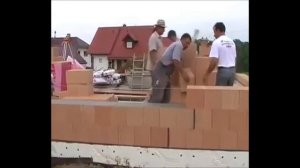Кладка керамических блоков