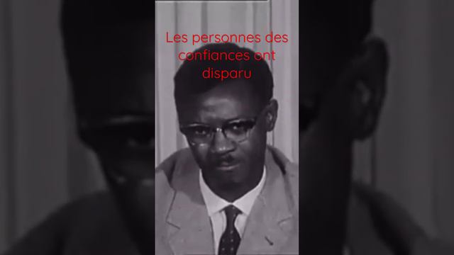 Mr LUMUMBA parlant dee la trahison de MOBUTU