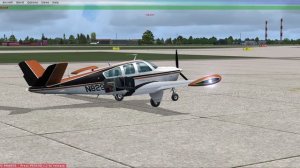 FSX Мой новый самолет - Beechcraft V35B Bonanza (Читайте описание к видео)