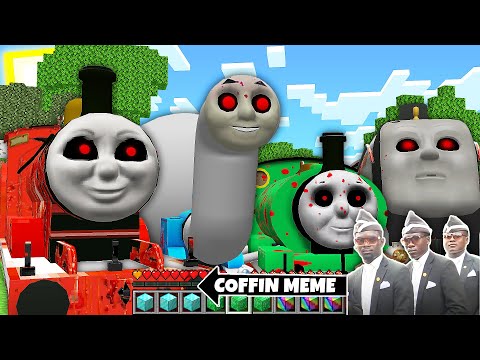 SPIDER THOMAS THE ENGINE.EXE and FRIENDS JAMES or PERCY in Minecraft ALL EPISODES - Coffin Meme смотреть онлайн