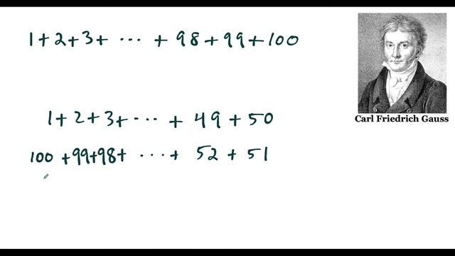 Adding the numbers from 1 to 100 (Gauss' Method) смотреть онлайн