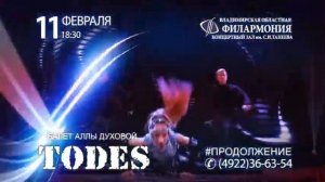Шоу-балет «ТОДЕС». Спектакль «#ПРОДОЛЖЕНИЕ» — 11 февраля во Владимире