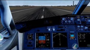 3nm final approach to Sydney international airport runway 34L | x plane 10