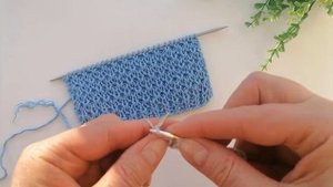 Красивый патентный узор спицами