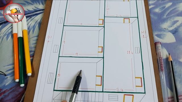 18×50 East facing Floor plan 3D Viewing 3BHK in 900 sqft // 18×50 eastface house plan walkthrough смотреть онлайн