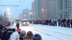 Олимпийский факел в Воронеже