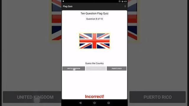 Flag Quiz Android Game