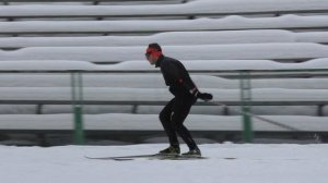 коньковый одновременный одношажный ход