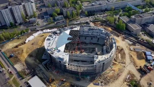 Строительство многофункциональной арены на 10 тыс. зрителей в Белгороде смотреть онлайн