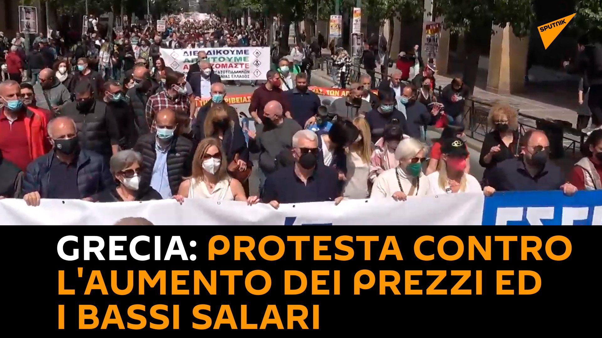 Grecia: Protesta Contro L'aumento Dei Prezzi Ed I Bassi Salari