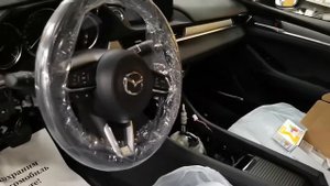 Защита от угона Mazda 6 2021   Пример разбора салона для скрытной установки