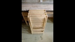 Мебель своими руками. Раскладные стулья для дачи. Folding chairs with own hands.