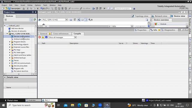 #Lecture 5 How to configure Hardware in Siemens PLC S7 1200 and download to PLC  | TIA Portal V17