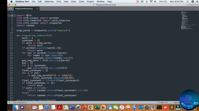 Coding a Plagiarism Remover in Python смотреть онлайн