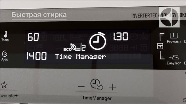 Стиральная машина Electrolux Time Manager смотреть онлайн