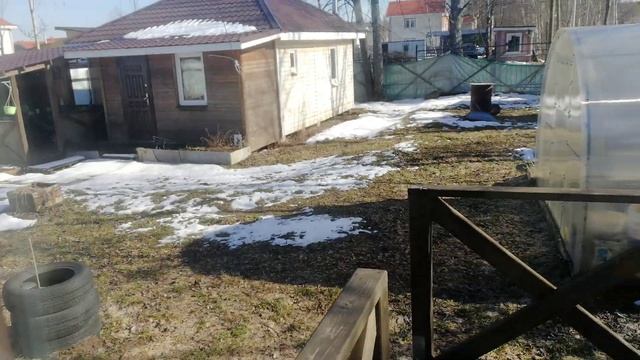 И снова ежегодный отчет с дачи, как она пережила зиму. смотреть онлайн