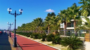 Адлер в ноябре 2022. Красивая набережная в совхозе "Россия"