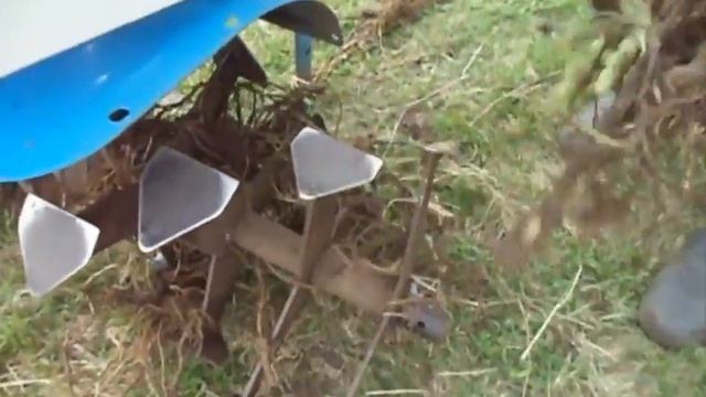 ФРЕЗА ГУСИНЫЕ ЛАПКИ  ПОСЛЕ ТРАКТОРА МОТОБЛОК НЕВА