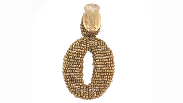 Oscar de la Renta Classic Oscar O C Earrings SKU:8652778 смотреть онлайн