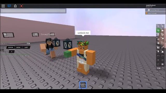 Roblox|| How to weld objects to your body w/ f3x! смотреть онлайн