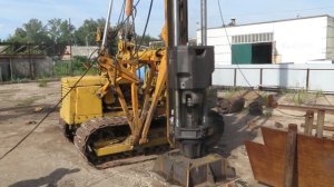 Молот сваебойный дизельный штанговый СП9 первые испытания