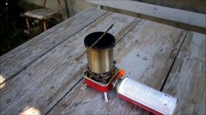 Чистка медной монеты, путем вываривания в масле