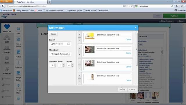 WHIR Demos WebsPlanet Eclipse Website Builder смотреть онлайн
