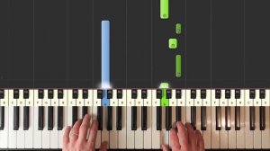 Carol of the Bells - Piano Tutorial Easy SLOW - How To Play (Synthesia) - Christmas