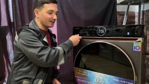 Обзор стиральной машины HIBERG i-DDQ10 - 814 Sd || Инверторный мотор с прямым приводом