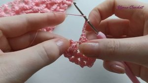 Узор для роскошной шали крючком: описание вязания. Beautiful crochet shawl pattern