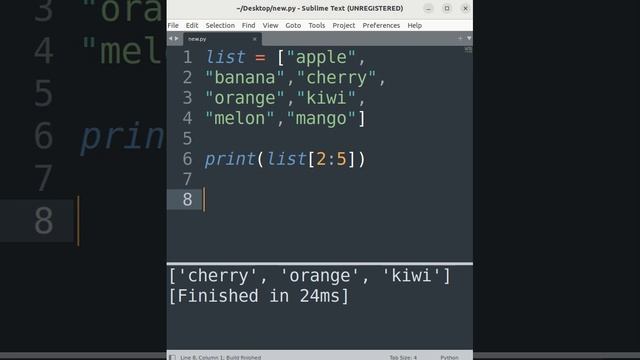 Range of indexes in python #python #pythonprogramming #pythonforbeginners #python3 #pythontutorial