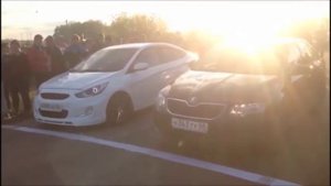 Солярис 1.6 vs Октавия 1.4 (150 сил) Мкпп